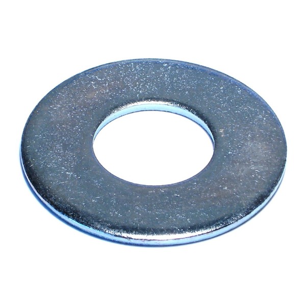 Midwest Fastener Flat Washer, Fits Bolt Size 1-1/8" , Steel Zinc Plated Finish, 20 PK 03846